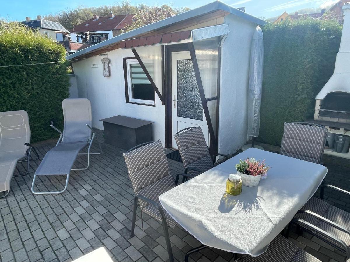 Christels Ferienwohnung 1 In Thale Mit Sonnenterrasse Und Grill ภายนอก รูปภาพ