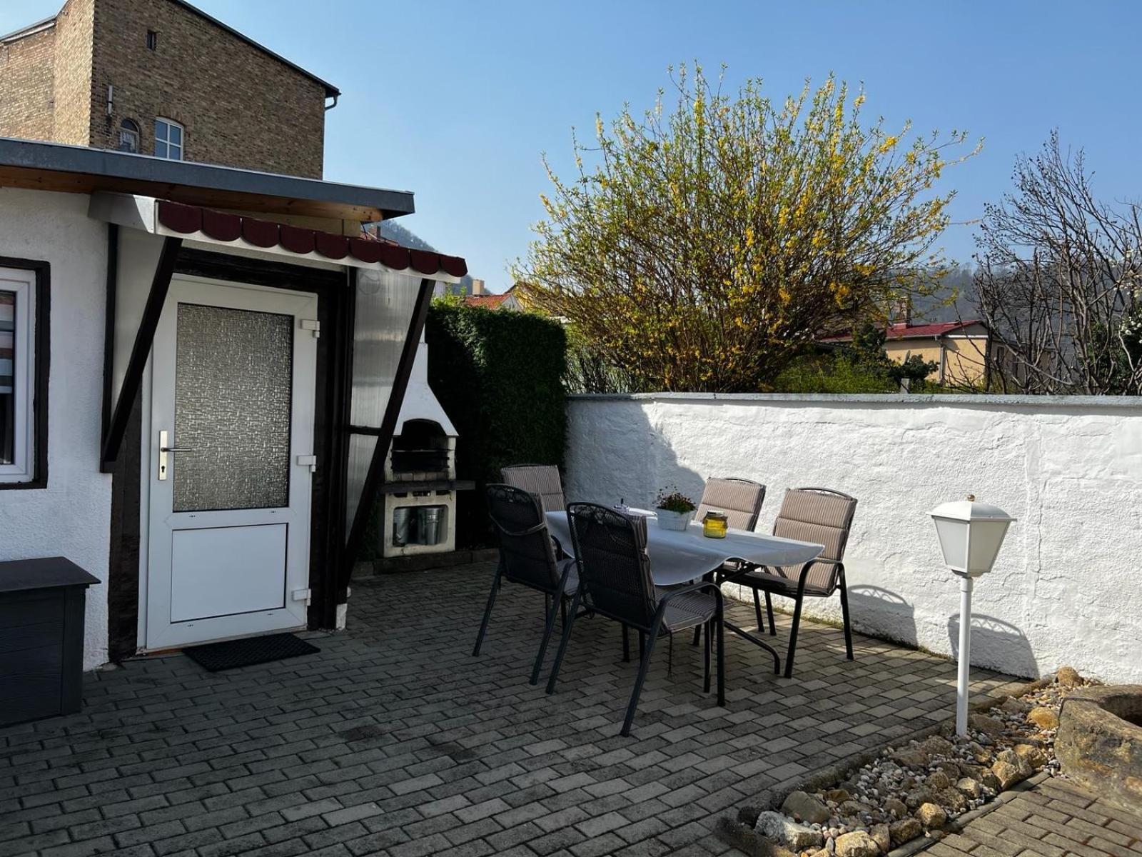 Christels Ferienwohnung 1 In Thale Mit Sonnenterrasse Und Grill ภายนอก รูปภาพ